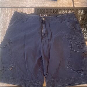 Fox Men's Dark Blue Cargo Shorts